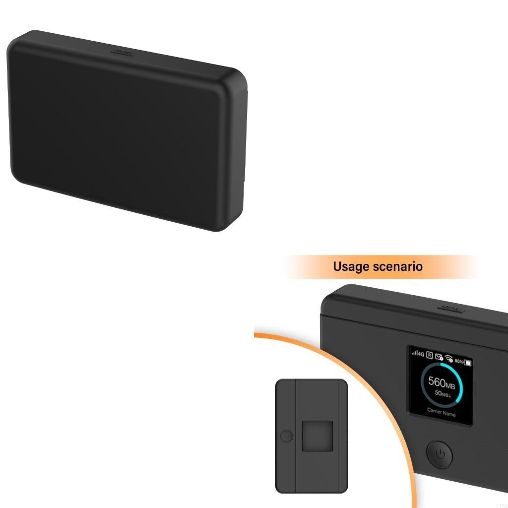Home Office Official - J78A ซิลิโคนสำหรับ 4G Router M7350 กระเป๋าเดินทางป้องกันกระเป๋าถือป้องกันยางผิว