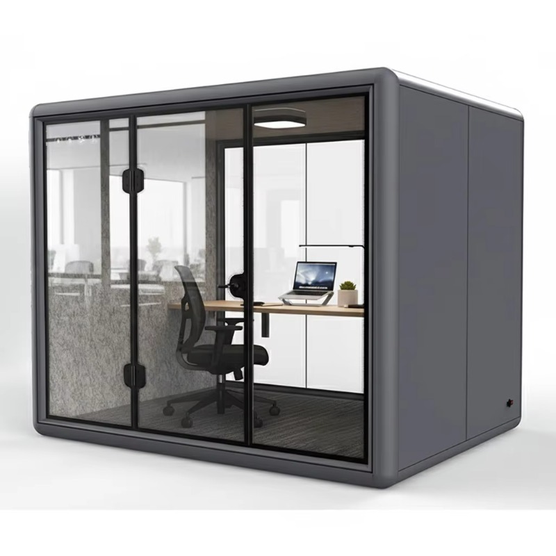 Home Office Work - ห้องทำงานสำเร็จรูปกันเสียงแบบพกพาสำหรับประชุมกลางแจ้ง ห้องทำงานส่วนตัวสำหรับบ้าน สำนักงาน หรือที่บ้าน