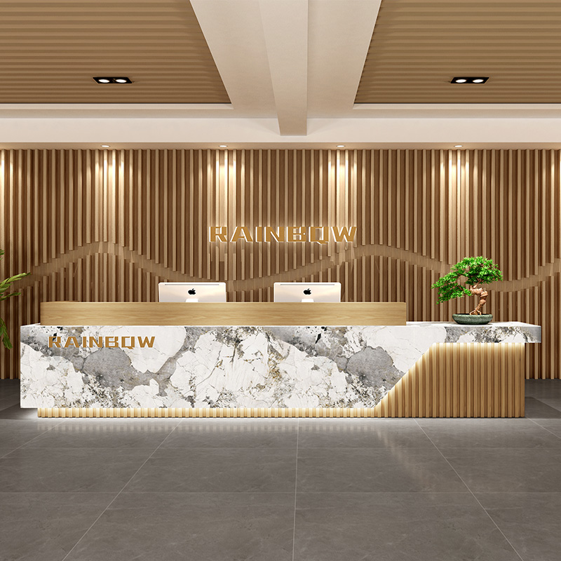Home Office Tienda - เคาน์เตอร์ โปรโมชั่น เคาน์เตอร์ต้อนรับ เคาน์เตอร์คิดเงิน คุณภาพ จอแสดงผลต้อนรับ