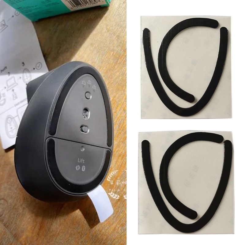 Home Office Official - แผ่นรองเมาส์ 2 ชุด/แพ็ค แผ่นสเก็ตเมาส์ สติ๊กเกอร์สำหรับ Logitech