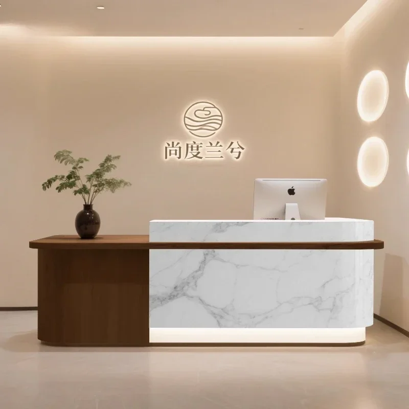 Home Office Tienda - # เคาน์เตอร์ประชาสัมพันธ์บ้านหรูหรา โต๊ะต้อนรับ บริการคุณภาพ โต๊ะสำหรับลูกค้า ดีไซน์สวยงาม
