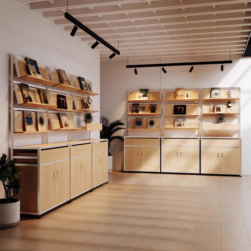 Home Office Furniture - เฟอร์นิเจอร์ร้านกาแฟแบบกำหนดเอง ชั้นวางโชว์สินค้าทันสมัย เฟอร์นิเจอร์โชว์งานศิลปะในห้องนั่งเล่น เฟอร์นิเจอร์สำหรับจัดแสดงในโฮมออฟฟิศ