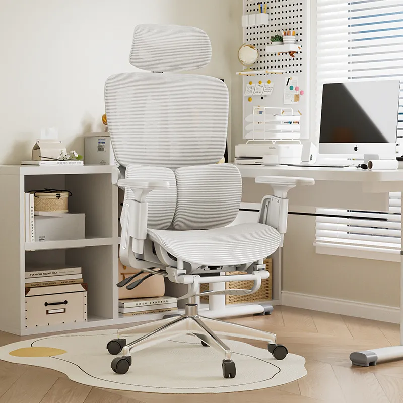 Home Office Chair - เก้าอี้สำนักงานตามหลักสรีรศาสตร์ เก้าอี้เกมมิ่งตาข่ายระบายอากาศ เก้าอี้นั่งทำงานที่บ้านแสนสบาย สำหรับทำงาน เรียน และอีสปอร์ต
