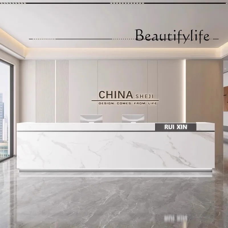 Home Office Tienda - โต๊ะประชาสัมพันธ์ JB โต๊ะโชว์สินค้าสำหรับร้านค้า เคาน์เตอร์บ้าน เคาน์เตอร์ร้านค้า โต๊ะสำหรับช่างเสริมสวย