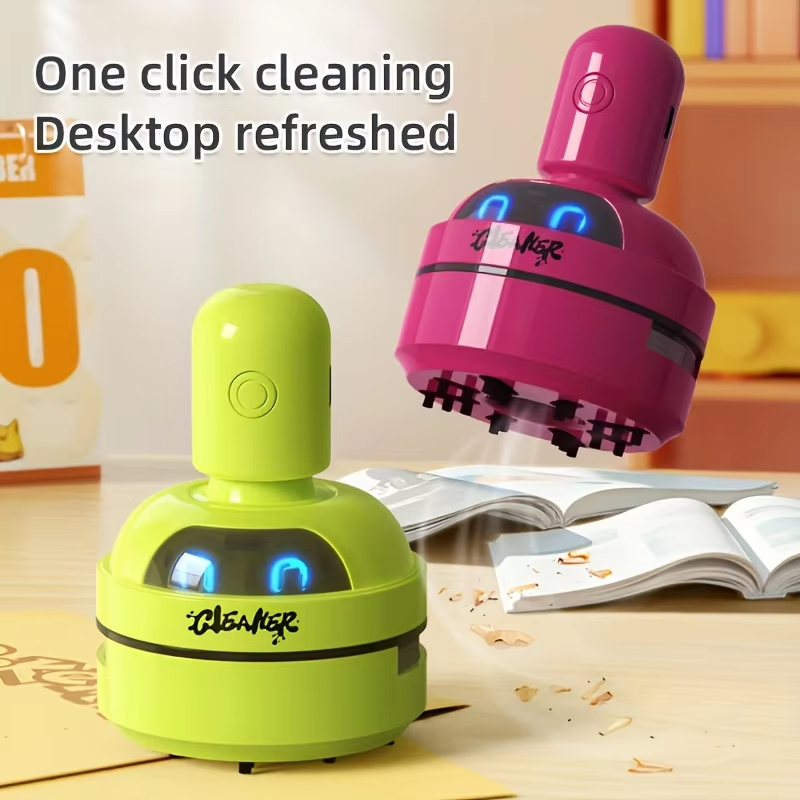 Home Office Keyboard - เครื่องดูดฝุ่นตั้งโต๊ะขนาดเล็กแบบพกพา USB ชาร์จได้ 3 ระดับความเร็ว เครื่องดูดฝุ่นมือถือสำหรับทำความสะอาดคีย์บอร์ดในบ้านและสำนักงาน