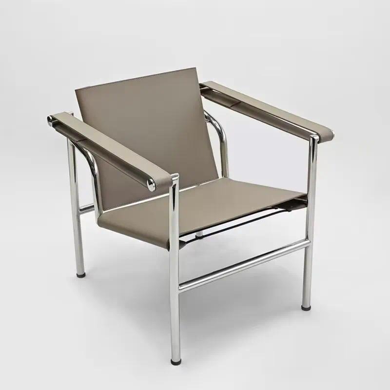 Home Office Chair - เก้าอี้พักผ่อนหนัง PU สไตล์มินิมอลทันสมัยสำหรับห้องนั่งเล่น ห้องนอน โฮมออฟฟิศ อพาร์ทเมนท์กลางแจ้ง