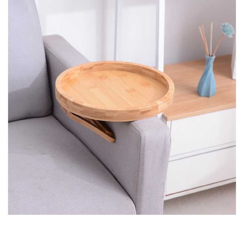 ถาดวางของสำหรับโซฟา ถาดติดที่ท - Desktop Organizer Bamboo บทวิจารณ์และราคา