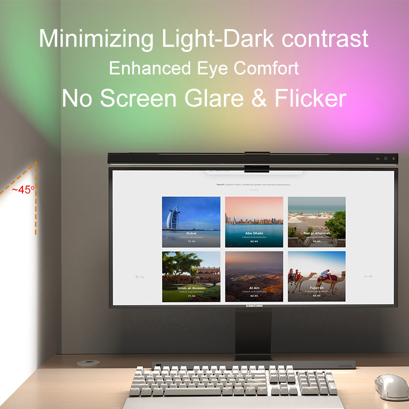 ไฟ LED RGB ขนาด 60/80 ซม. สำหร - Home Office Work บทวิจารณ์และราคา
