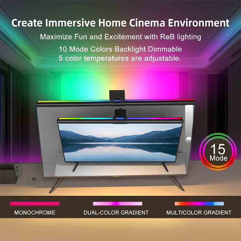 ไฟ LED RGB ขนาด 60/80 ซม. สำหร - Home Office Work บทวิจารณ์และราคา