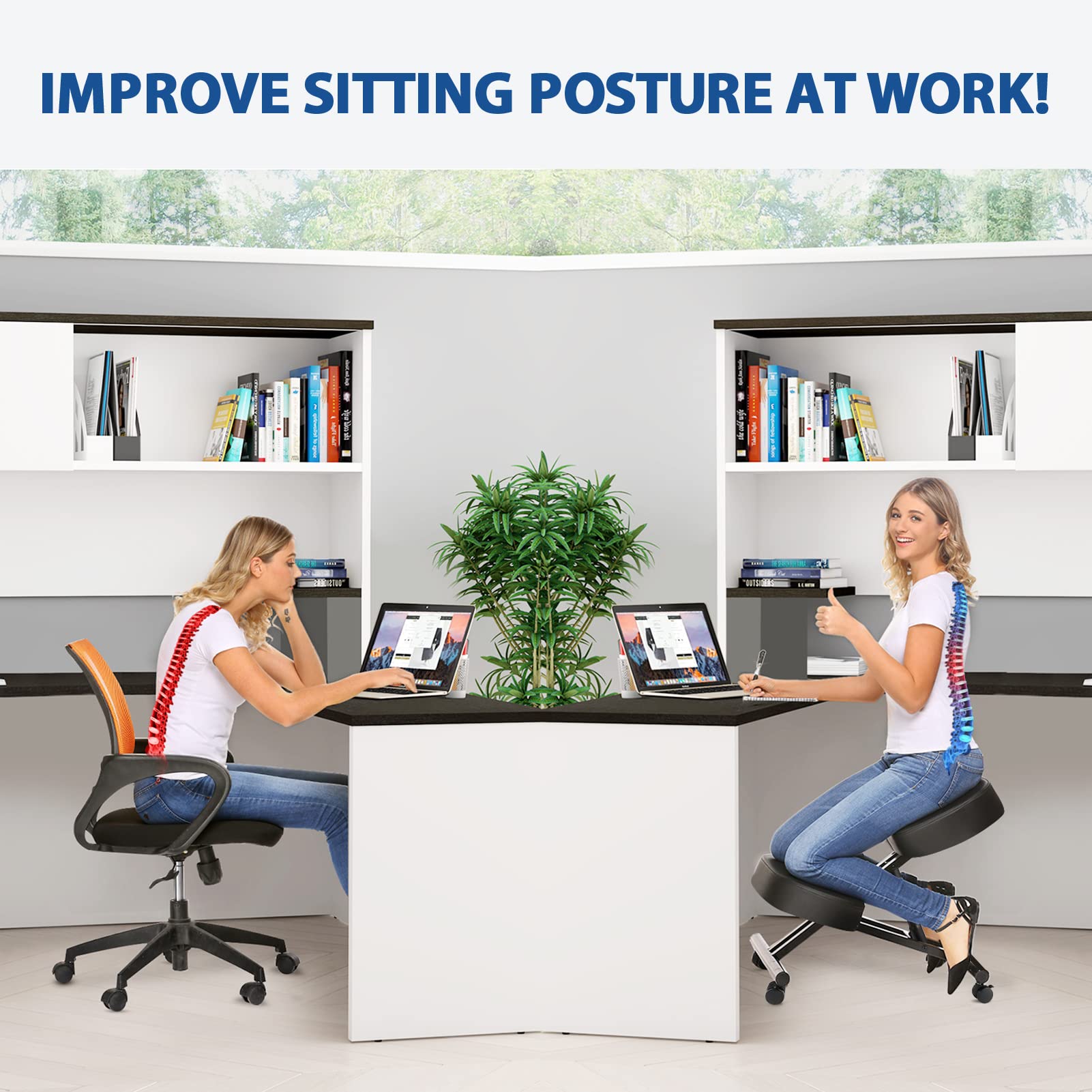 เก้าอี้นั่งคุกเข่าตามหลักสรีรศ - Home Office Furniture บทวิจารณ์และราคา