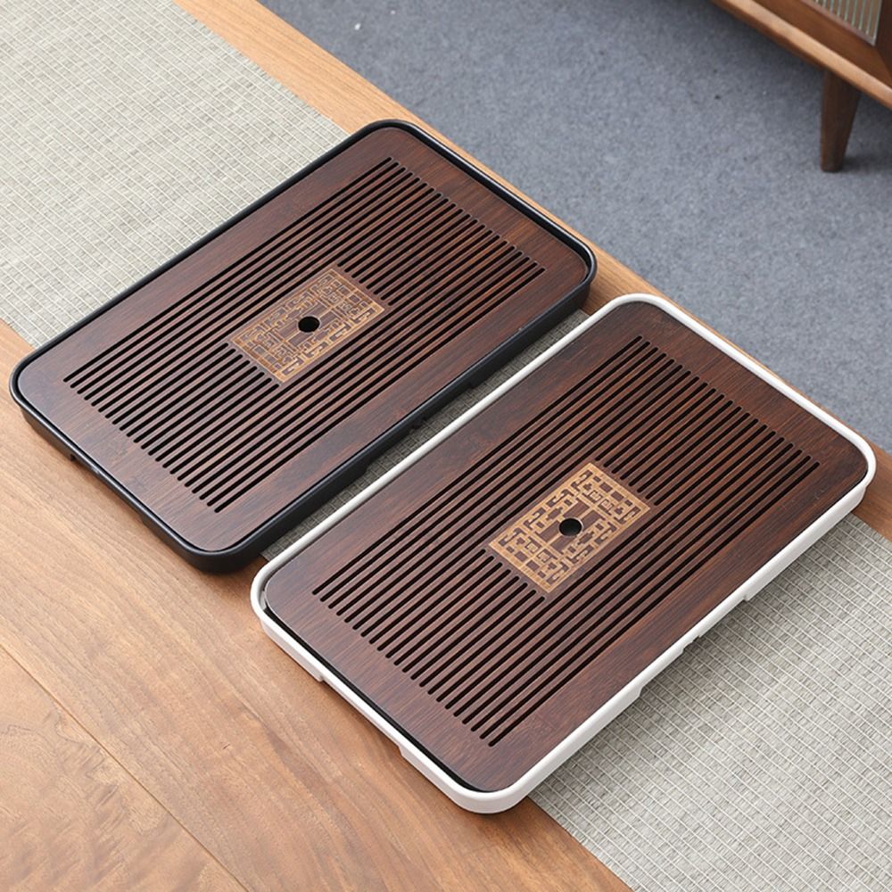 ใหม่ถาดชาไม้ไผ่ 43.5x26.5 ซม.น - Desktop Organizer Bamboo บทวิจารณ์และราคา