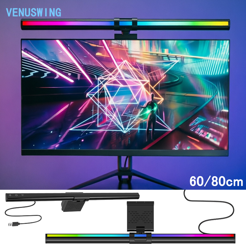 ไฟ RGB 60/80 ซม. ไฟสร้างบรรยาก - Home Office Work บทวิจารณ์และราคา