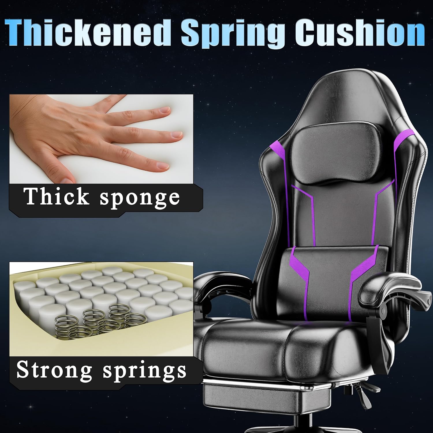 เก้าอี้เล่นเกมตามหลักสรีรศาสตร - Home Office Chair บทวิจารณ์และราคา