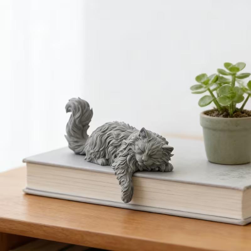 ตุ๊กตาแมวขนยาวน่ารัก 3D พิมพ์ส - Home Office Gif บทวิจารณ์และราคา