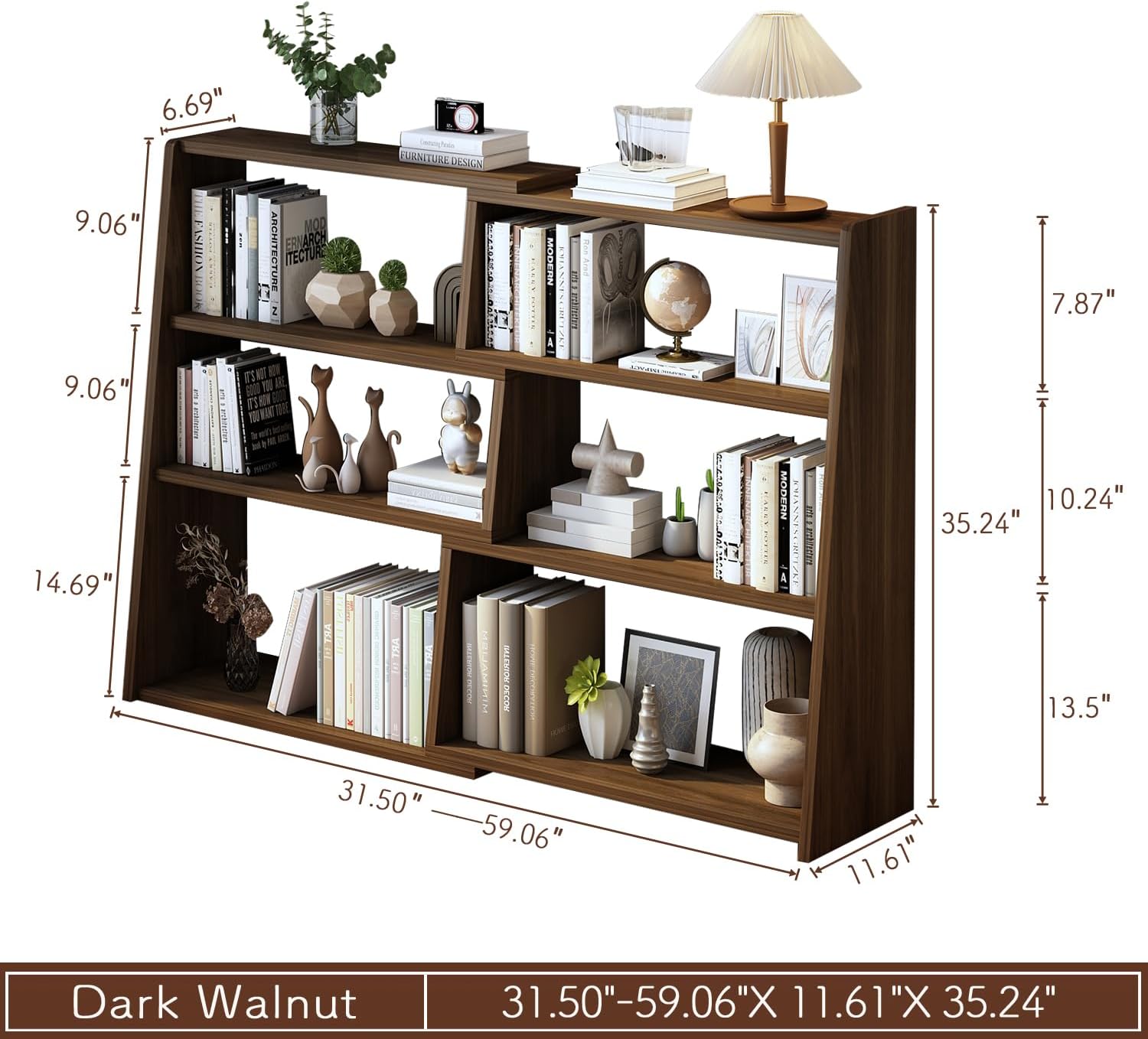 ชั้นวางหนังสือไม้ 3 ชั้น แบบขย - Home Office Furniture บทวิจารณ์และราคา