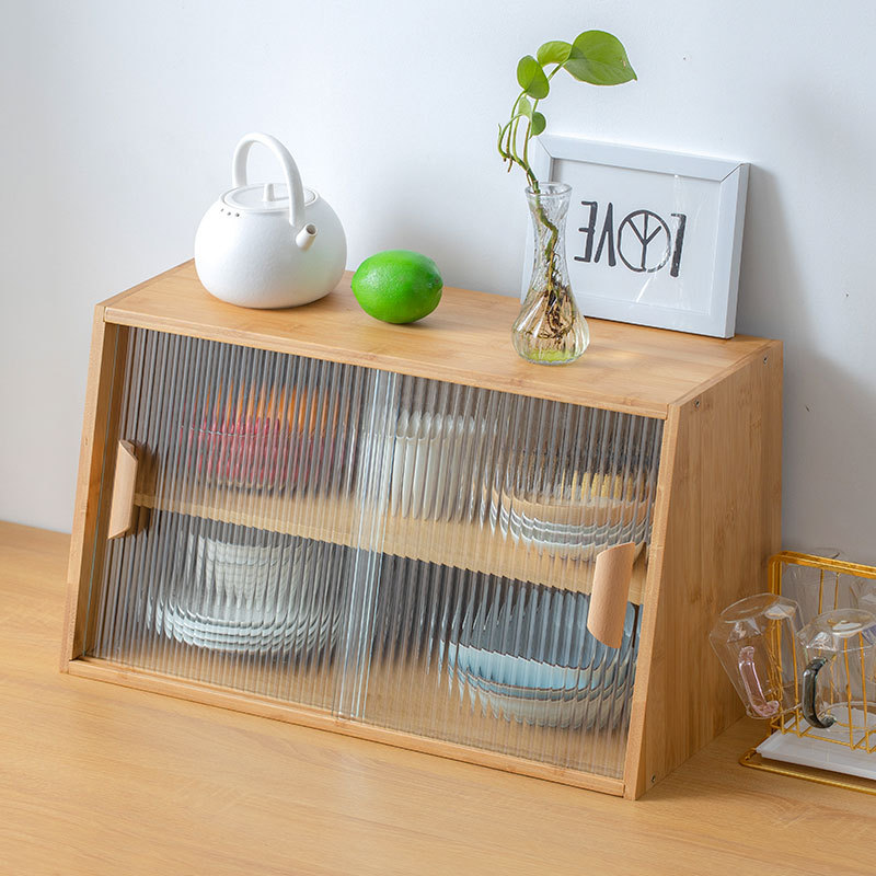 ตู้เก็บของในครัวไม้เนื้อแข็งสไ - Desktop Organizer Bamboo บทวิจารณ์และราคา