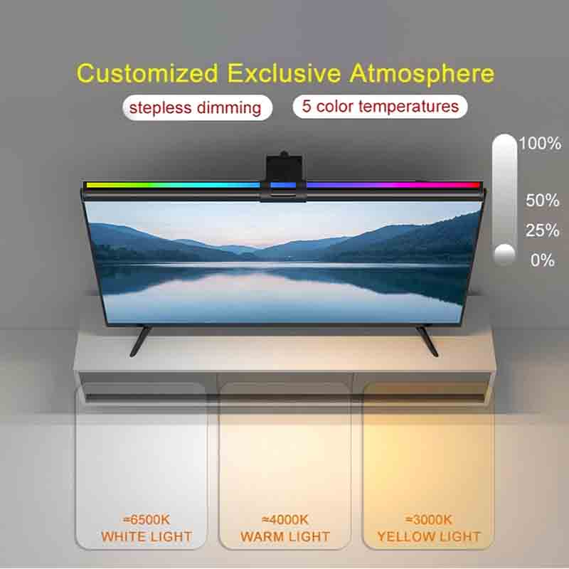 แถบไฟ LED สำหรับจอคอมพิวเตอร์  - Home Office Work บทวิจารณ์และราคา
