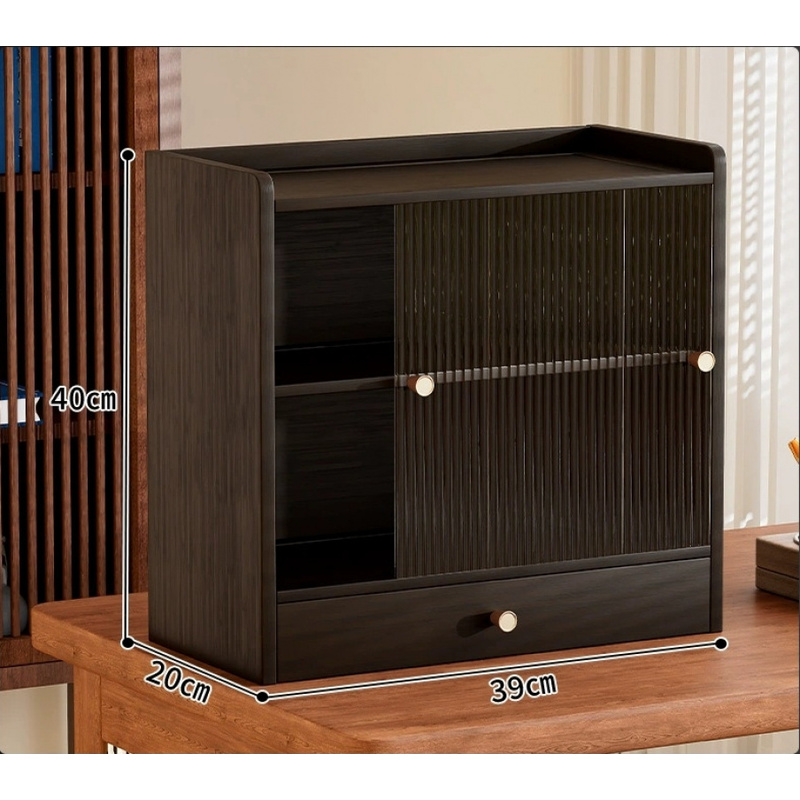 ตู้เก็บของบนเคาน์เตอร์ครัวไม้ไ - Desktop Organizer Bamboo บทวิจารณ์และราคา