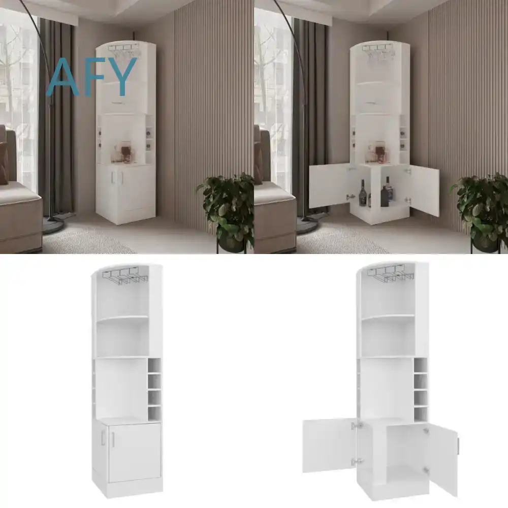 ตู้บาร์เข้ามุมสีขาวพร้อมที่เก็ - Home Office Of Ikea บทวิจารณ์และราคา
