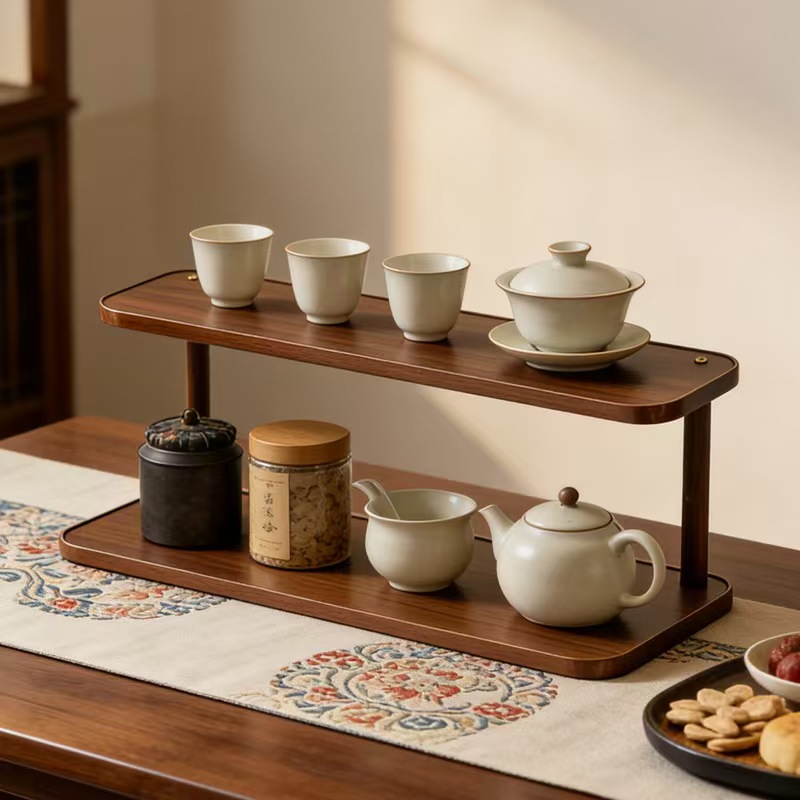 ชั้นวางของไม้ 2 ชั้นอเนกประสงค - Desktop Organizer Bamboo บทวิจารณ์และราคา